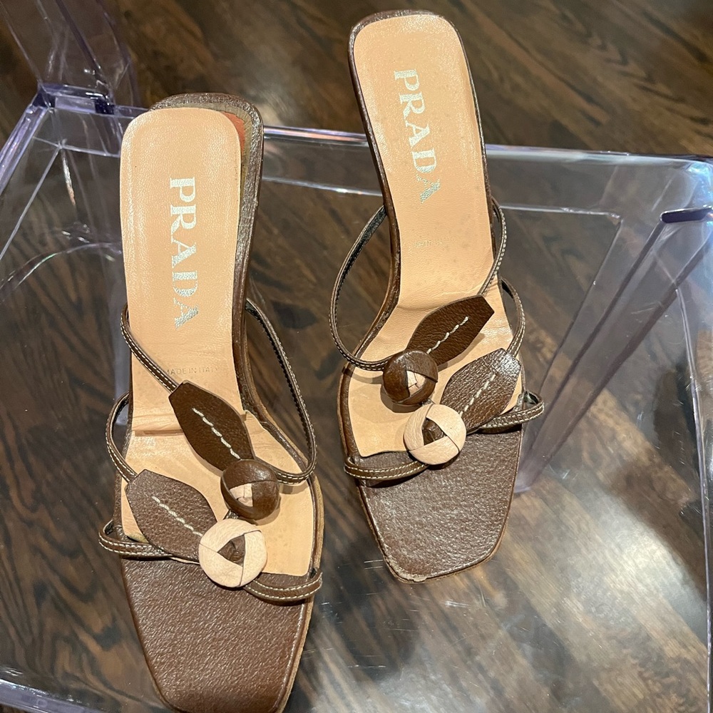 Prada Vintage mules brown size 37.5